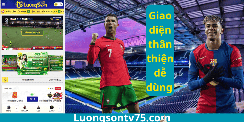 Trang chủ 3 Giao diện thân thiện, dễ dùng